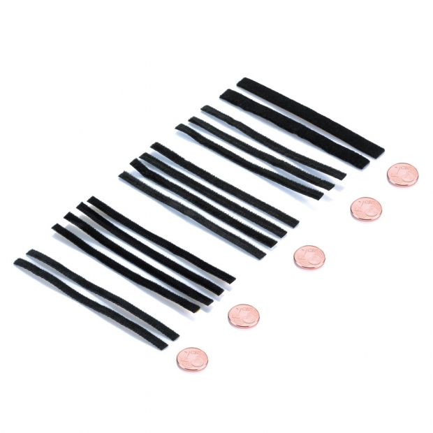 Microfibre strip-set for Single Vacuum Arm